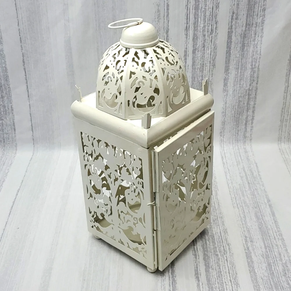 Rustic White Lantern 4